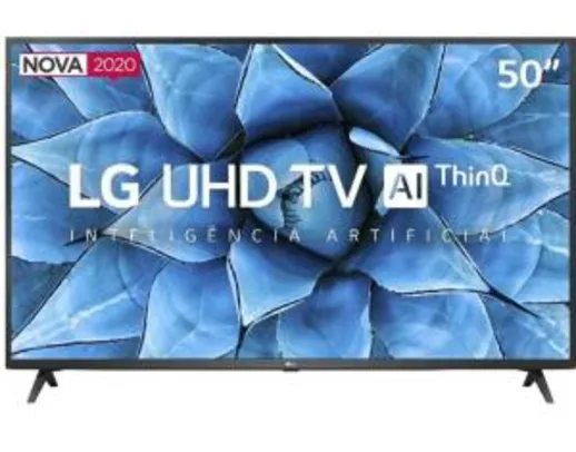 [APP] Smart TV 50" LG 50UN7310 UHD 4K Wifi Bluetooth Hdr Thinq Ai | R$2200