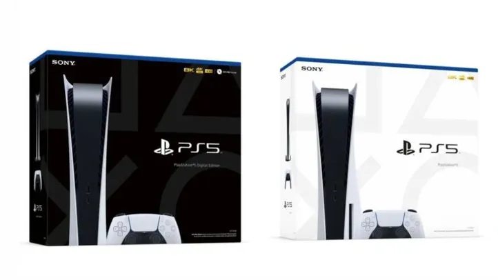 Playstation® 5 Edição Digital com 825 GB e 01 Controle DualSense™ 