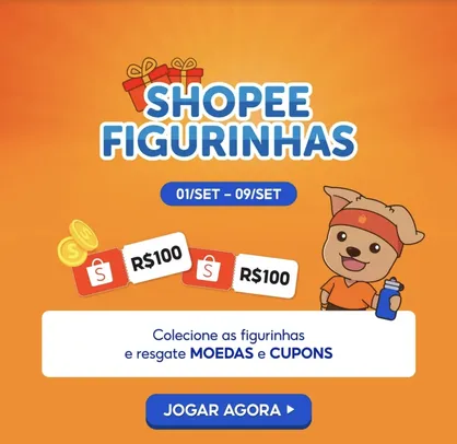 Shopee Figurinhas: Ganhe Cupons de até R$100