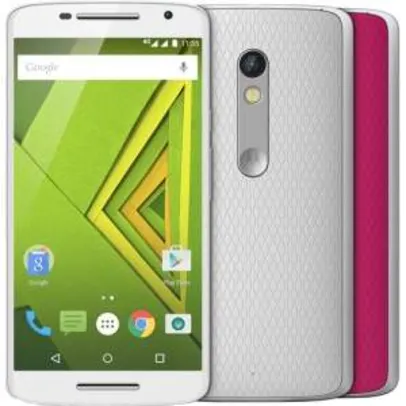 [Americanas]Smartphone Motorola Moto X Play Colors Dual Chip Desbloqueado Android 5.1 Tela 5.5" 32GB 4G Câmera 21MP e Processador Octa-core - Branco +