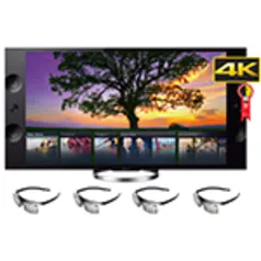 Smart TV 65" 3D Ultra HD 4K XBR-65X905 NFC, Web Browser,Triluminos, Motionflow XR - Sony por R$ 16751