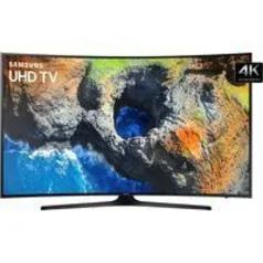 Smart TV LED Curva 55 Ultra HD 4K Samsung 55MU6300 com Conversor Digital 3 HDMI 2 USB Wi-Fi Integrado Plataforma Smart Tizen - Energia Elétrica - Bivolt