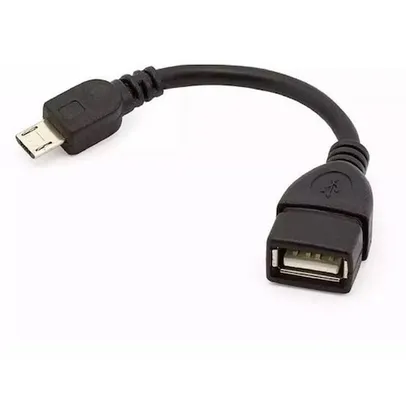 Cabo Adaptador OTG Micro Usb V8 Celular