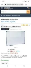 [Prime] Quadro Branco UV 90x60. Stalo | R$ 51