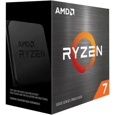 Processador AMD Ryzen 7 5800X, 3.8GHz (4.7GHz Max Turbo), Cache 36MB, Octa Core, 16 Threads, AM4 - 1