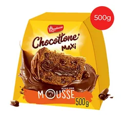 [R$14,69 CADA] Chocottone Mousse Bauducco 500g | 6 unidades | Loja Bauducco