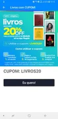 20% OFF em livros a partir de R$49.90