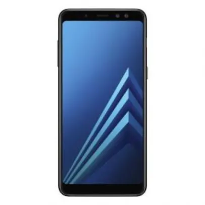 Smartphone Samsung Galaxy A8 Preto - Dual Chip, Tela 5.6 , Câmera 16MP + Câmera Frontal Dupla 16MP+8MP Flash LED, OctaCore, 64GB, 4GB RAM,Android 7.1