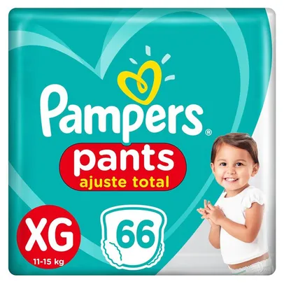 [Leve 4 Pague 3] Fraldas Pampers XG 66 Unidades | R$67