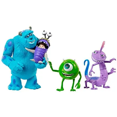 Figuras Disney Monstros SA, Sully, Mike, Boo e Randall, Multicolorido, GMD17, Mattel | R$ 90