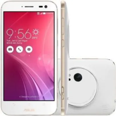 Smartphone Asus Zenfone Zoom, 128GB, 13MP, Tela 5.5´, Branco R$1000