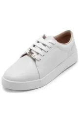 BebecêTênis Flatform Bebecê Pespontos Branco