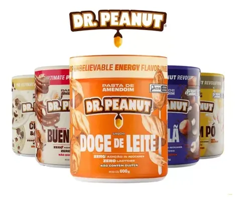 Pasta De Amendoim 600g Sabores - Dr Peanut Lançamento