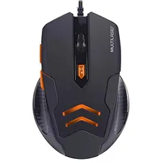 Kit Mouse e Mousepad Gamer 3200DPI com Bot�es Laterais Multilaser