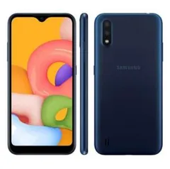 Smartphone Samsung Galaxy A01 Azul 32GB | R$586