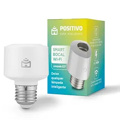 Smart Bocal Wi-Fi Positivo Casa Inteligente, Soquete E27, 100W, Branco, Bivolt - Compatível com Alex