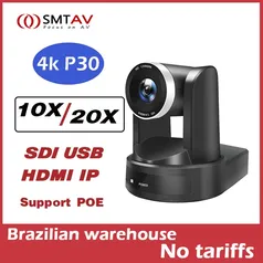 [Moedas/Gpay/Do brasil] Câmera para Live Streaming SMTAV-PTZ IP