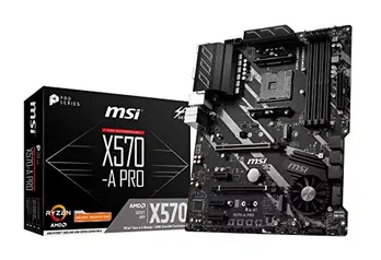 Placa-mãe Msi X570-a Pro Crossfire Amd Am4 Pci-e 4.0 Atx