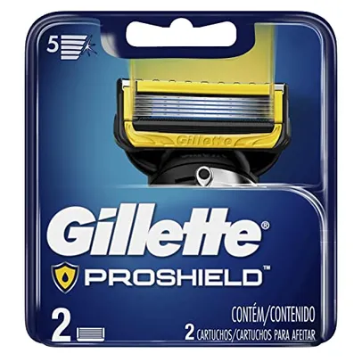 Carga para Aparelho de Barbear Gillette Fusion Proshield 2 unidades