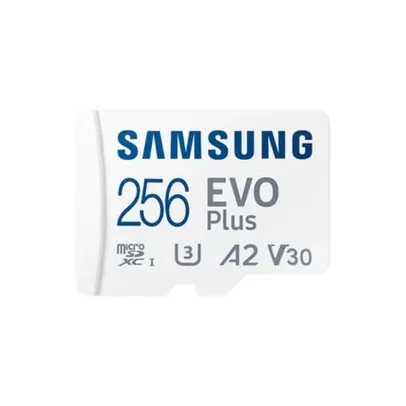 Cartão de Memória Samsung EVO Plus 256GB Branco