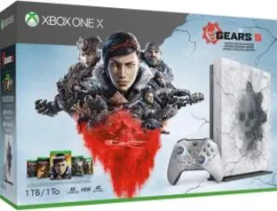 CONSOLE MICROSOFT XBOX ONE X 1TB+GEARS 5 - R$2699