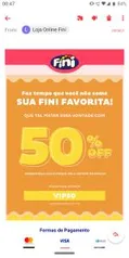 50% off na Fini Store