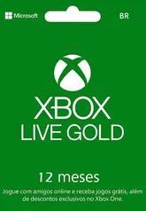 Xbox Live Gold 12 months Xbox Live Key BRAZIL