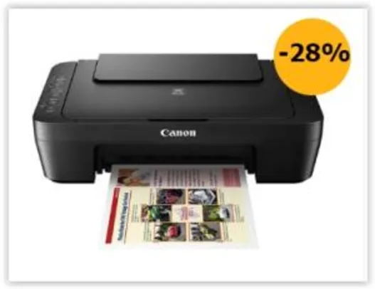Multifuncional Canon Pixma MG3010 Wireless - Impressora, Copiadora e Scanner por R$ 239
