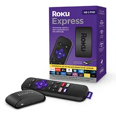 Roku Express Streaming Player Full Hd Com Controle Remoto - Roku