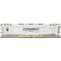 Memória Crucial Ballistix Sport LT, 8GB, 2400MHz, DDR4, CL16, Branco - BLS8G4D240FSCK