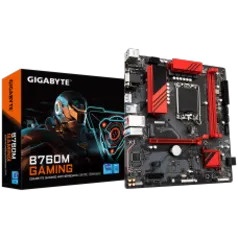 Placa Mãe Gigabyte B760M Gaming, Chipset B760, Intel LGA 1700, MATX, DDR5