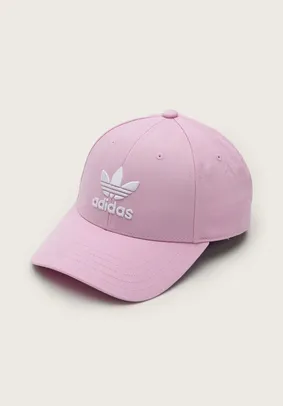 Boné Aberto Adidas Originals Aba Curva Baseb Class Small Trefoil Rosa