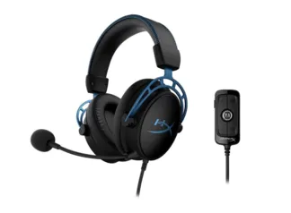 Headset Gamer HyperX Cloud Alpha S Azul, Som Surround 7.1, Drivers 50mm, USB e P3 - 4P5L3AA