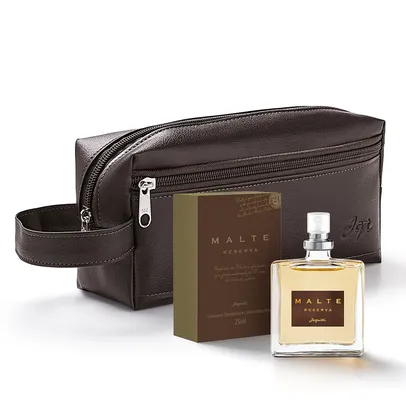 Kit Malte Reserva Desodorante Colônia Masculina + Nécessaire Bourbon Jequiti