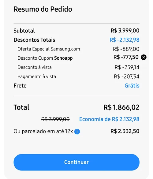 Imagen na descrição da promoção