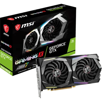 Placa de Vídeo MSI NVIDIA GeForce GTX 1660 Super Gaming X, 6GB GDDR6, 192Bit, 912-V375-446