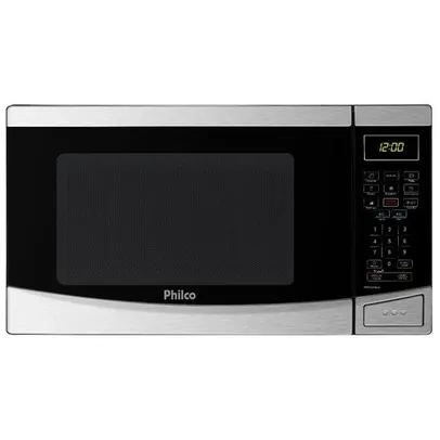 Micro-ondas Philco PMO26 Inox 26 Litros Menu Fit Preto - 220v