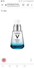 Hidratante Facial Vichy - Minéral 89 - 30ml | R$120