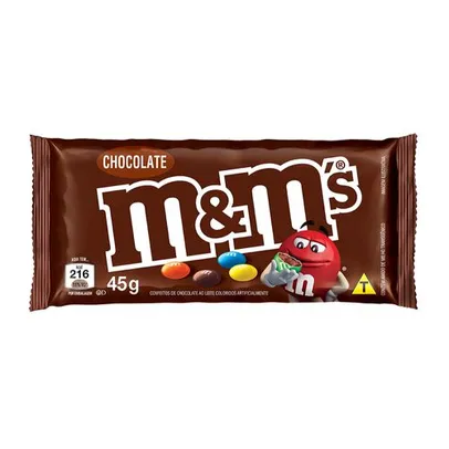 [Appl] 05 unidades M&M's Chocolate ao Leite 45g