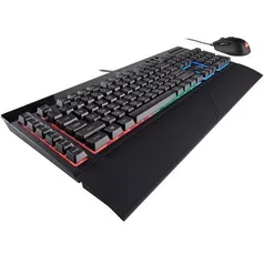 Teclado e Mouse Corsair K55 - Harpoon, RGB, ABNT2 | R$413