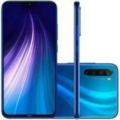 Smartphone Xiaomi Redmi Note 8 4+64GB Versão Global Azul