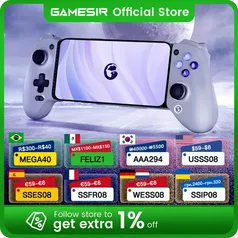 (Moedas R$210,24) Gamesir Gamepad G8 Galileo