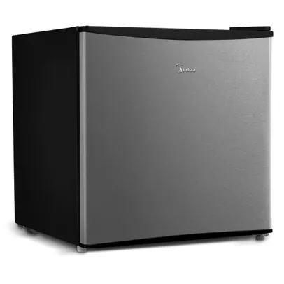 Frigobar Midea Black com Inox 45 Litros Compartimento Extra Frio 127V