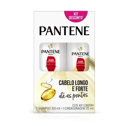 Shampoo Pantene Cachos Hidra-Vitaminados 350ml + Condicionador 175ml