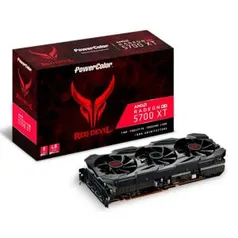 Placa de Video PowerColor Radeon 5700 XT 8GB Red Devil 256-bit, AXRX 5700 XT 8GBD6-3DHE/OC