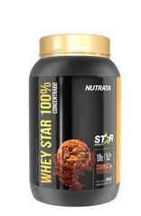 Whey Protein Nutrata Star 100% - Cookies Chocolate - 900g