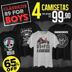 [bandUP! Store] Combos de camisetas a partir de 79,90