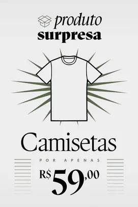 CAMISETA SURPRESA CORES VARIADAS RESERVA