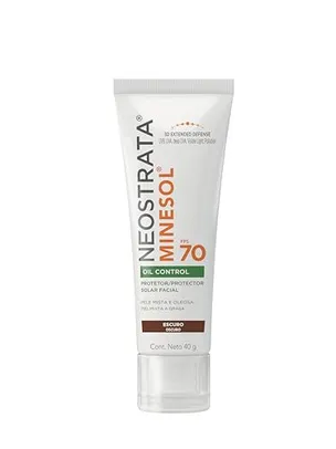 [Rec] Neostrata Minesol Protetor Solar Facial Oil Control Escuro FPS 70, 40g