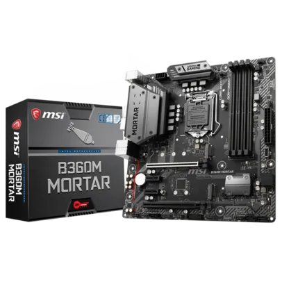 Placa-Mãe MSI B360M Mortar, Intel LGA 1151, mATX, DDR4